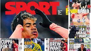Estas son las portadas de la prensa deportiva de hoy