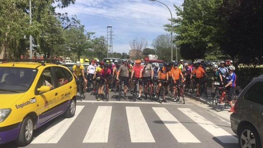 Una cinquantena de ciclistes participen en la Brevet de 300 quilòmetres organitzada per la Penya Ciclista Bonavista