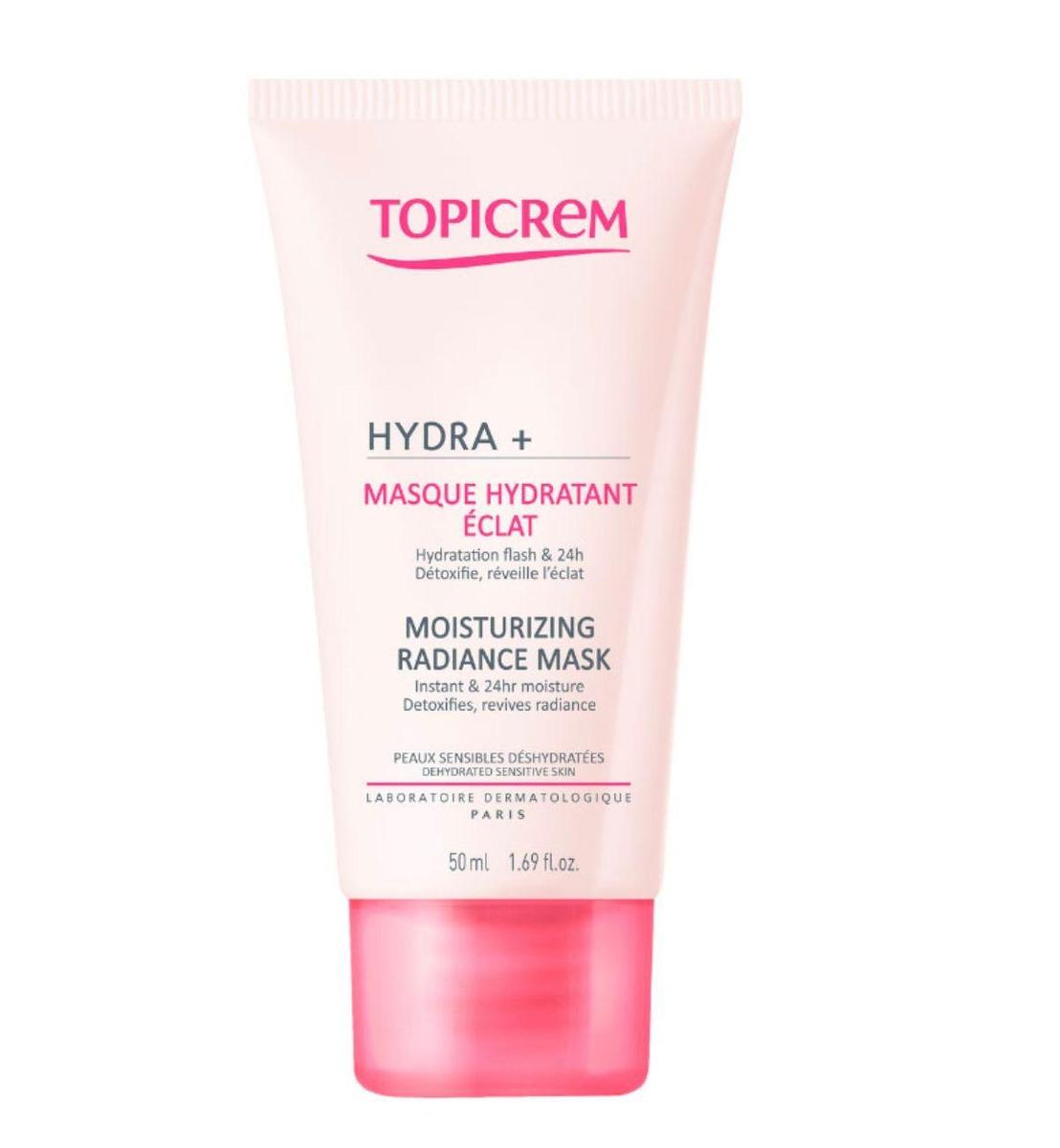 Mascarilla hidratante y de luminosidad Hydra+, de Topicrem