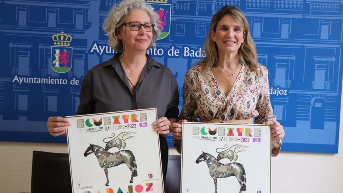 Pepa Dueñas y Blanca Subirán, durante la presentación de Ecuextre.