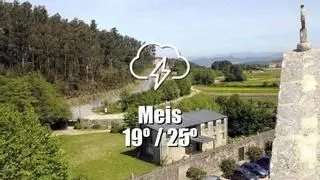 El tiempo en Meis: previsión meteorológica para hoy, domingo 9 de agosto