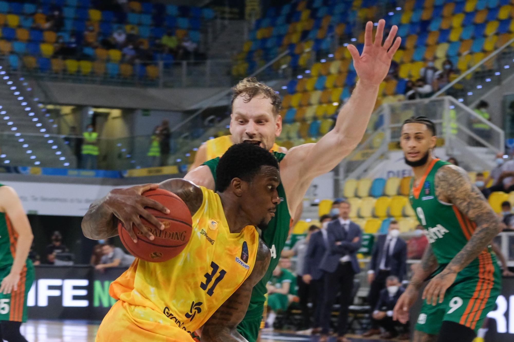 Partido entre el CB Gran Canaria y el Cedevita Olimpija (19/10/2021)