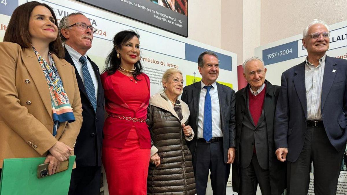 Villanueva, Puga, Villalta, Gómez, Caballero, Alonso Montero, Freixanes y Silva, en Vigo.