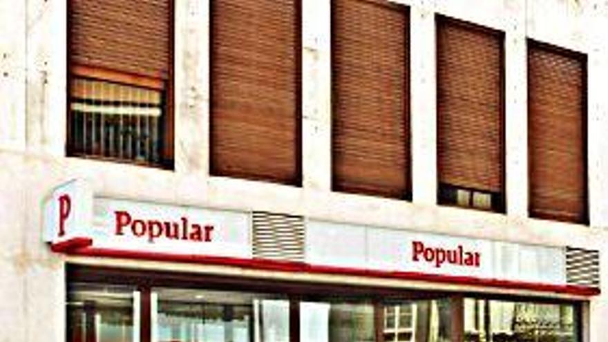 Sucursal del Banco Popular en Zamora.