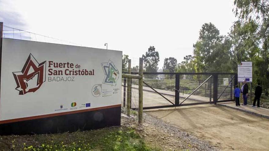 La obra del Fuerte de San Cristóbal de Badajoz se inaugura hoy