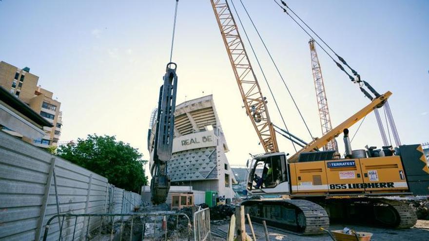 Las obras de construcción del nuevo Benito Villamarín a comienzos de julio, en imágenes
