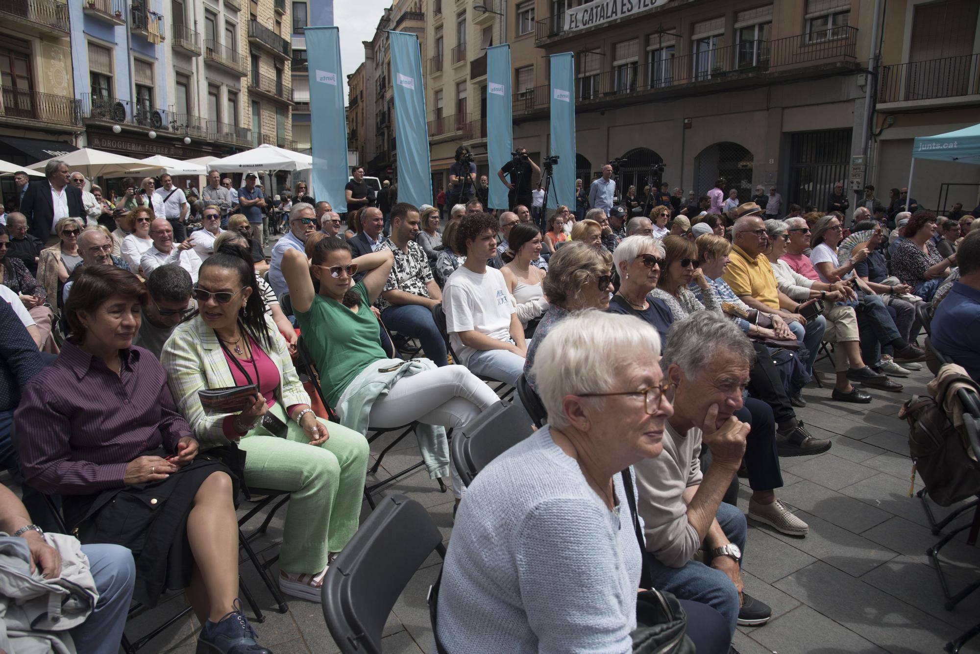 Acte central del candidat a l'alcaldia de Manresa de Junts, Ramon Bacardit