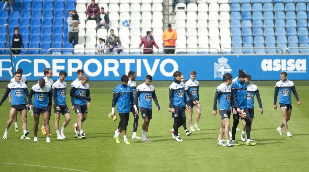 Entrenamiento y lista del Deportivo