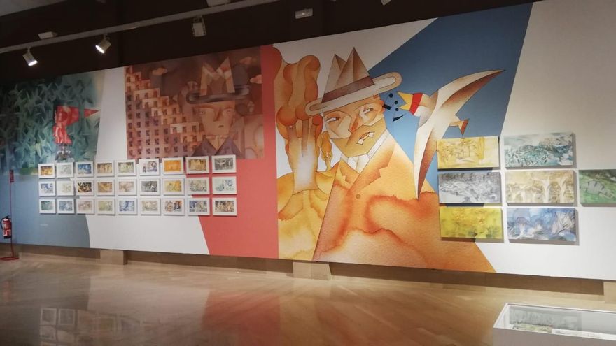 200 originales de Miguel Calatayud se exponen en la Lonja del Pescado de Alicante