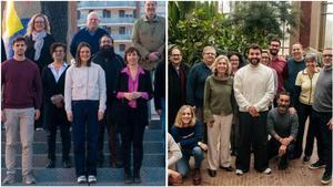 Activem Barcelona, liderada por Ricard Farin y  Construïm Esquerra Barcelona, liderada per Rosa Suriñach.