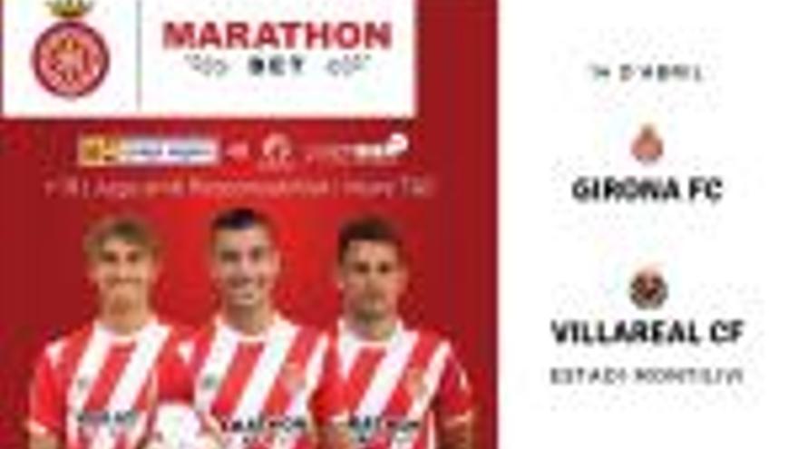 Guanya entrades per al partit Girona FC - Villareal CF