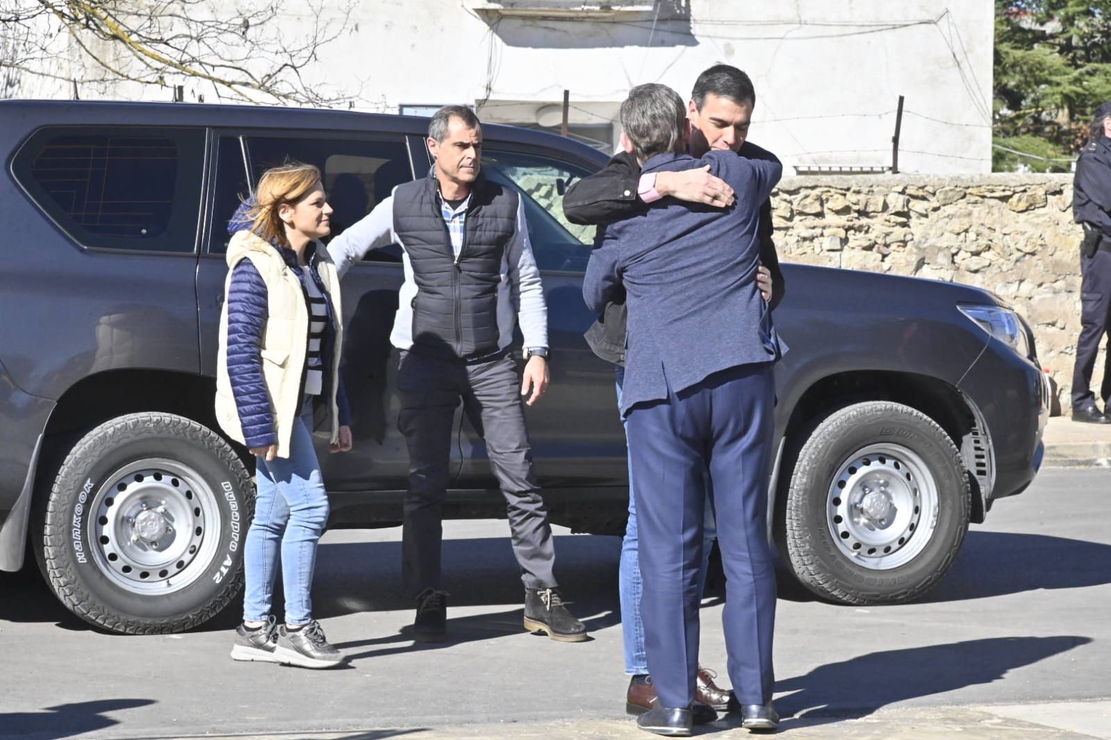 Galería: Visita de Pedro Sánchez al PMA del incendio del Alto Mijares