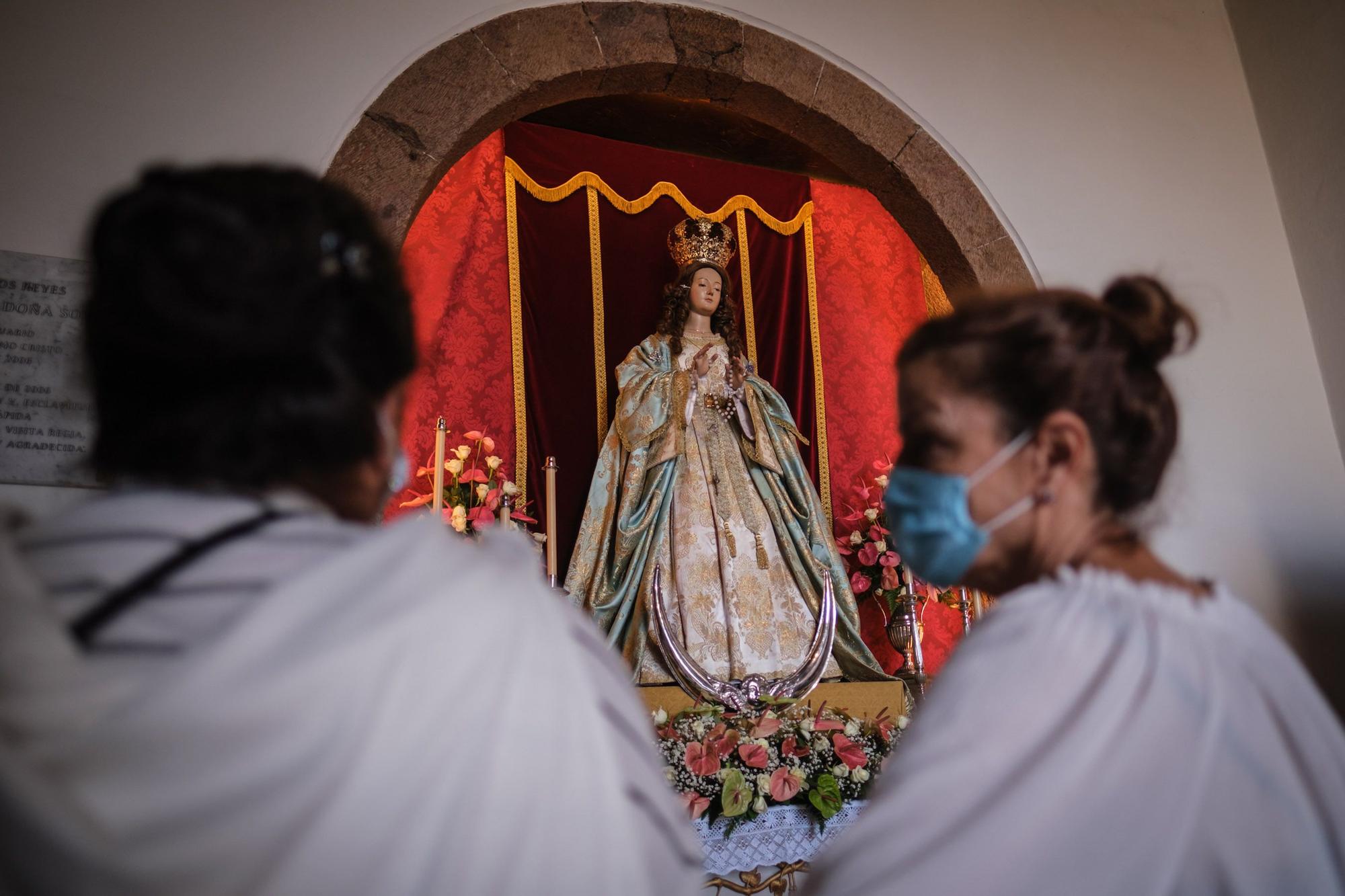 Obras de restauración en el Cristo