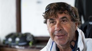 El director del equipo español de Copa América de vela de mujeres y jóvenes SailTeam BCN, Guillermo Altadill, en el Port dAiguadolç de Sitges.