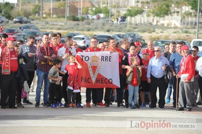 Tensión en la puerta de Nueva Condomina