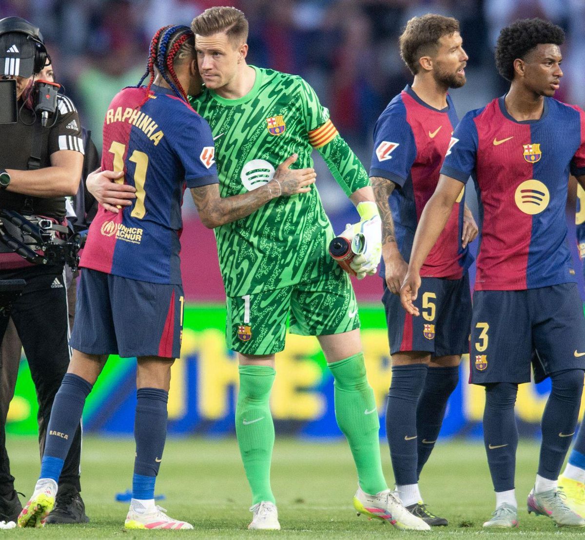 La plantilla encara aposta per Ter Stegen com a capità La plantilla encara aposta per Ter Stegen com a capità