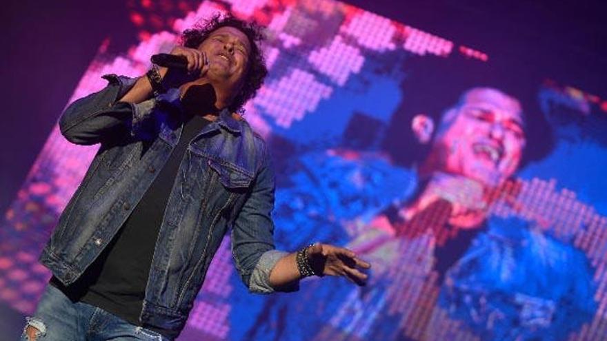 Carlos Vives durante un concierto en Gran Canaria.