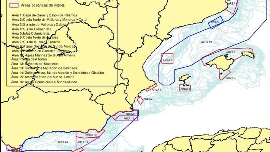 Imagen de las protecciones propuestas en el Proyecto Mediterráneo.