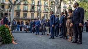 Diada 2024: Ofrenda floral al monumento de Rafael Casanova