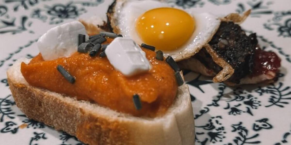 Una de las tapas ofrecidas en ‘Riba-roja és la canya’.