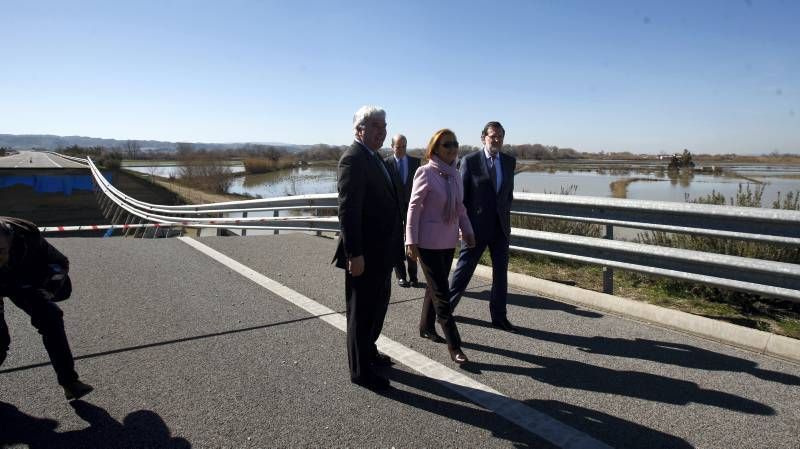 Fotogalería de la visita de Rajoy a la ribera del Ebro