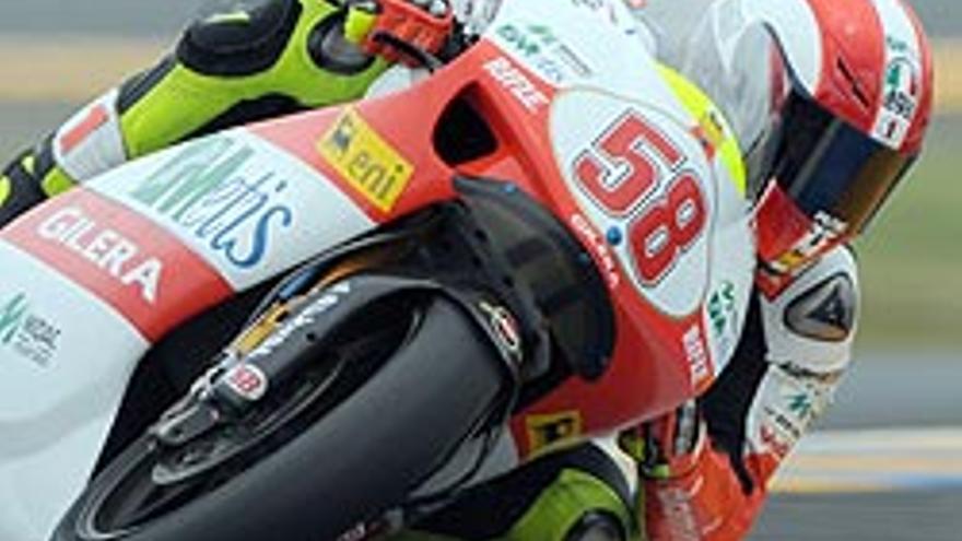 Victoria de Simoncelli en 250cc en Le Mans