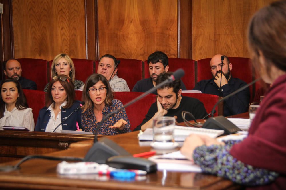 Pleno sobre la gestión del temporal en Alcoy