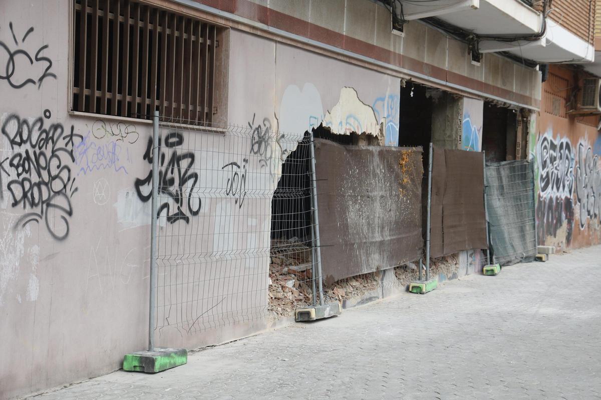 Obras en el antiguo centro de salud de Malilla
