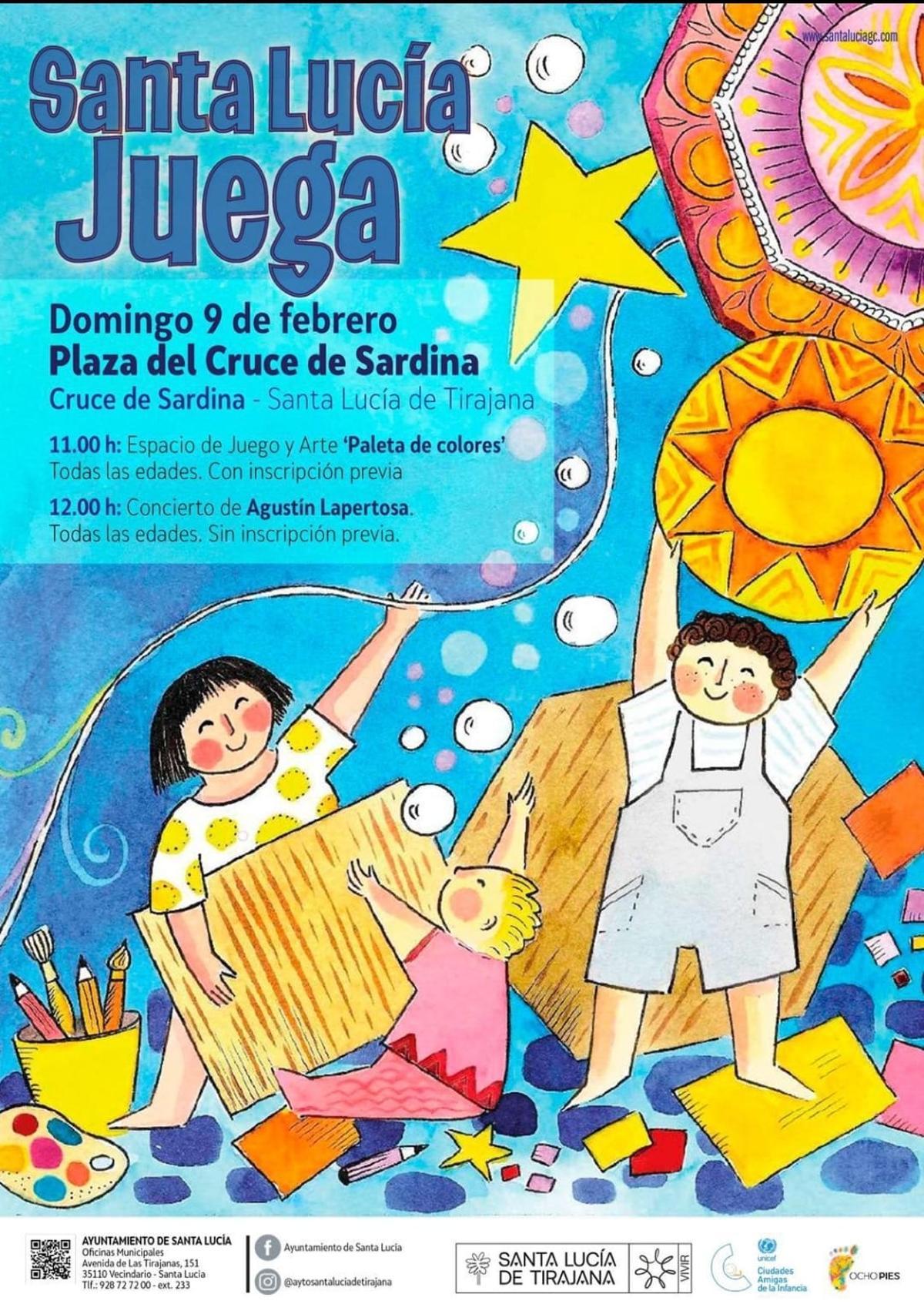 Los niños y niñas tienen una cita en la plaza del Cruce de Sardina.