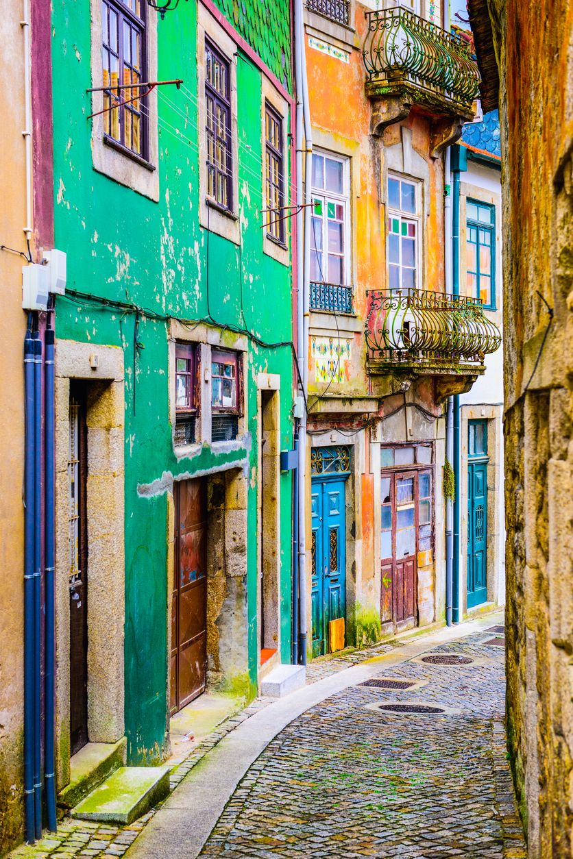 Las calles de Oporto son encantadoras.