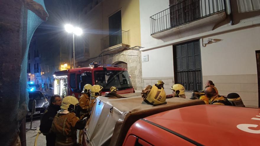 VIDEO | Desalojan un hotel del casco antiguo de Palma por un incendio en el spa