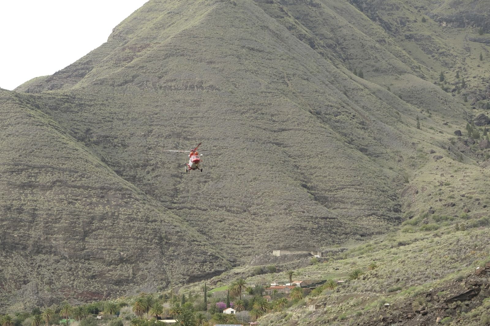 Rescate de un senderista en Charco Azul