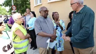 Aplazan hasta el 23 de julio el desahucio de Donato Ndongo en su casa de Murcia