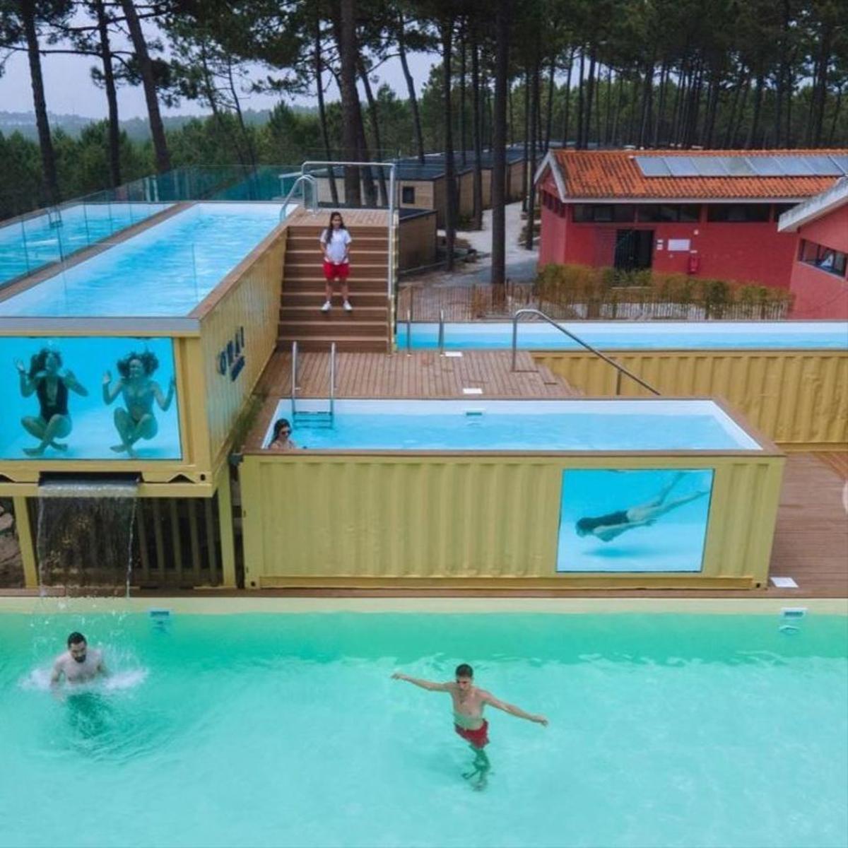 La piscina más alta y grande de Europa, muy cerca de Vigo.