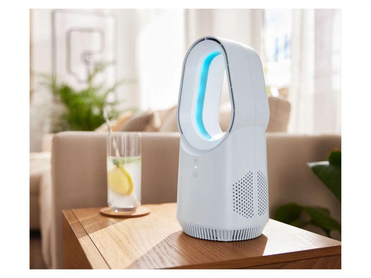 El miniventilador de sobremesa sin aspas de la marca SilverCrest de Lidl.