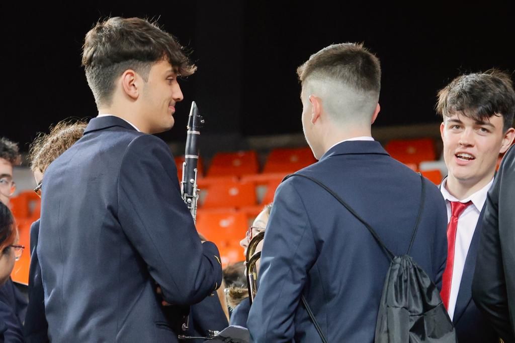 Banda de Música para amenizar el Valencia CF - Real Sociedad