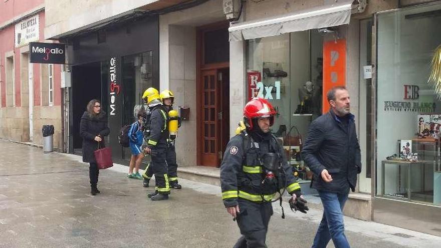 Las mediciones realizadas por los bomberos dieron negativo. // S.Á.