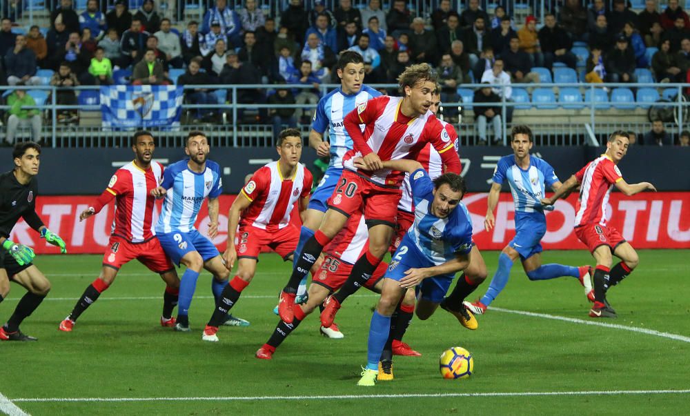 Les millors imatges del Màlaga - Girona (0-0)