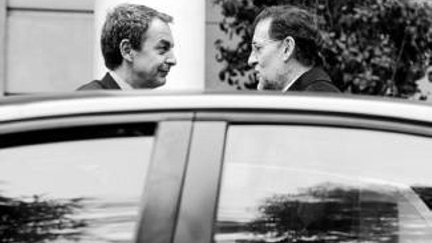 Zapatero y Rajoy culminan un traspaso de poder &quot;impecable&quot;