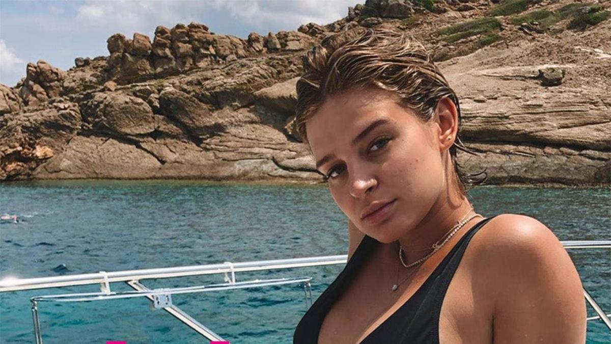 Laura Escanes embarazada de Roma, bocadillo: "Hola bebé"