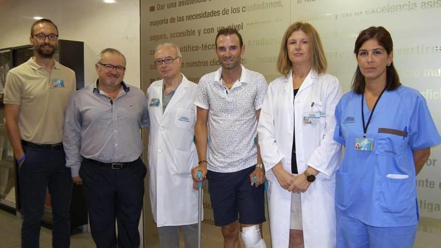 Valverde recibe hoy el alta médica y tiene previsto reaparecer en octubre