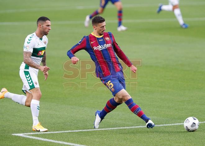 Imágenes del partido  del Trofeo Joan Gamper 2020/2021 del FC Barcelona disputado en el Camp Nou. FC Barcelona 1 - Elche CF, 10