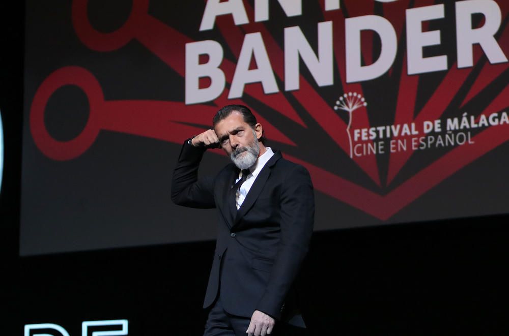 Antonio Banderas, Biznaga de Oro honorífica del Festival de Málaga