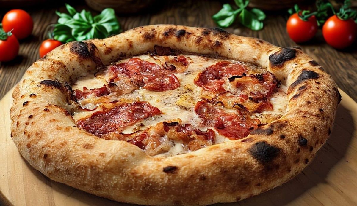 Una de las pizzas ganadoras.