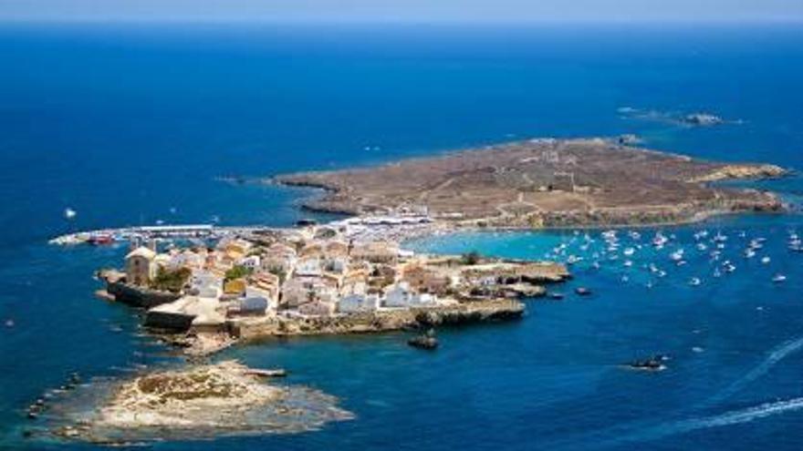 Panorámica de la isla de Tabarca.