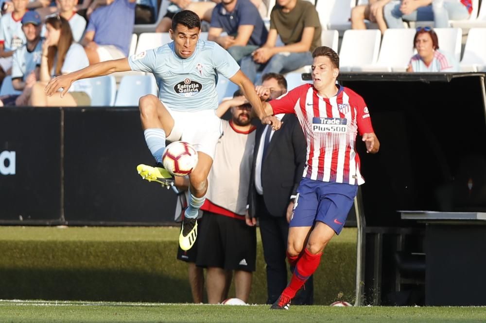 Intensidad a flor de piel en el duelo entre celestes y rojiblancos en el estadio de Balaídos.