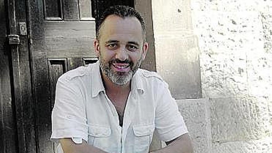 Javier Gutiérrez, en Colombres.