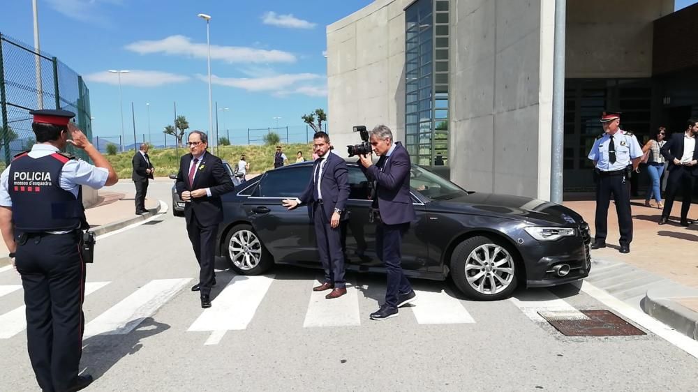 Torra visita Forcadell i Bassa