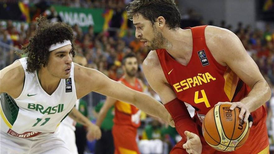 España muestra su poderío ante Brasil con un Pau Gasol magistral