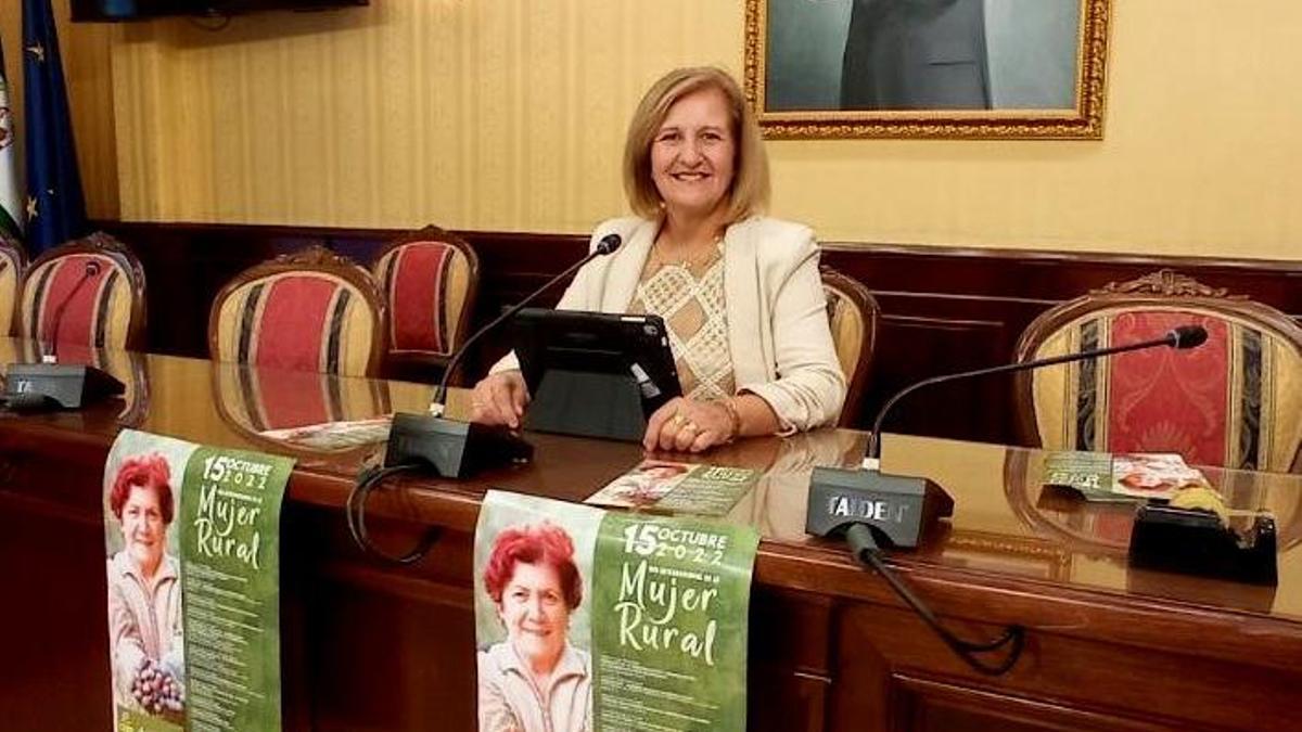 Pilar López, durante la presentación de las actividades.